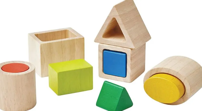 Plan Toys Formas Geometricas Que Se Anidan - ^ Juegos Montessori