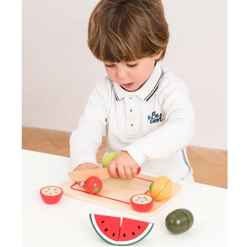 New Classic Toys Frutas De Madera Para Cortar - ^ La Cocina, El Tendero...