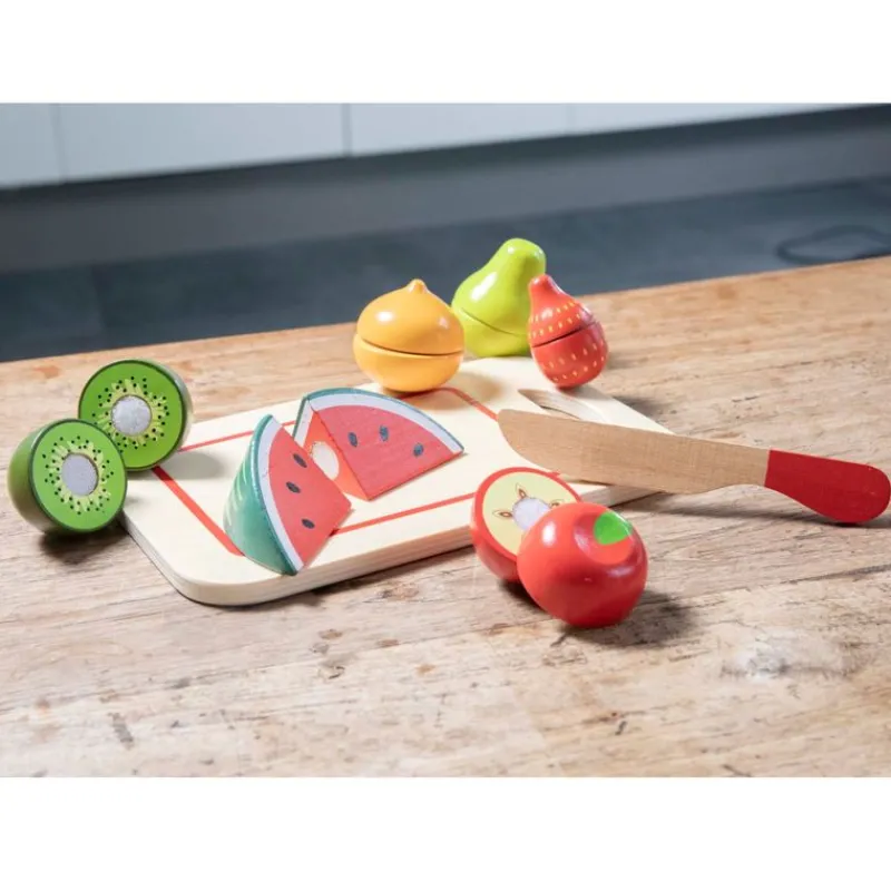 New Classic Toys Frutas De Madera Para Cortar - ^ La Cocina, El Tendero...