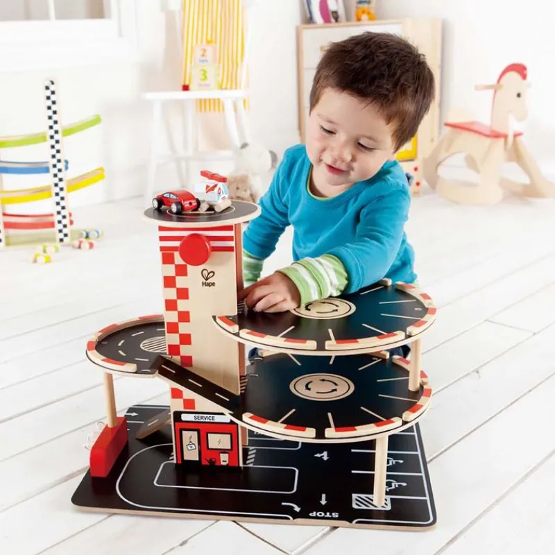Hape Toys Garaje De Varios Niveles - ^ Circuitos Routiers, Garajes, Estaciones-Servicios...