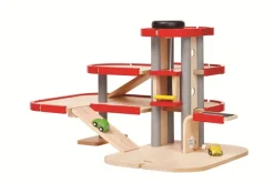 Plan Toys Garaje Parking En Bois - ^ Circuitos Routiers, Garajes, Estaciones-Servicios...