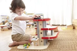 Plan Toys Garaje Parking En Bois - ^ Circuitos Routiers, Garajes, Estaciones-Servicios...