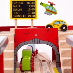 Bigjigs Toys Gran Estacion Central - ^ Estaciones De Ferrocarril, Puentes Y Edificios De La Brio