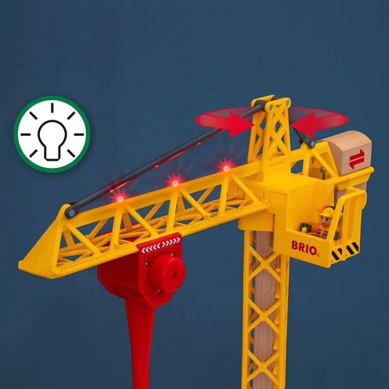 Brio Gran Grua Iluminada - ^ Estaciones De Ferrocarril, Puentes Y Edificios De La Brio
