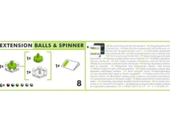 Ravensburger Gravitrax - Balls & Spinner Blanco Gris ^ Circuitos Y Toboganes De Bolas