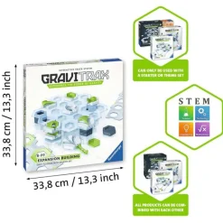 Ravensburger Gravitrax - Building Expansion Blanco Gris ^ Circuitos Y Toboganes De Bolas
