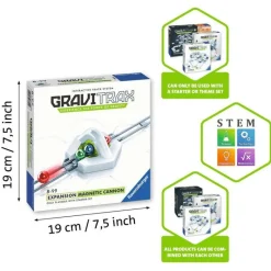 Ravensburger Gravitrax - Canon Magnetico Blanco Gris ^ Circuitos Y Toboganes De Bolas