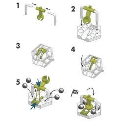 Ravensburger Gravitrax - Catapulta Blanco Gris ^ Circuitos Y Toboganes De Bolas