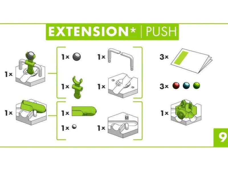 Ravensburger Gravitrax - Extension Push 2 - ^ Circuitos Y Toboganes De Bolas