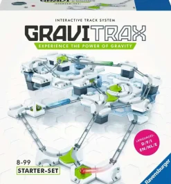Ravensburger Gravitrax - Set De Iniciacion Blanco Gris ^ Circuitos Y Toboganes De Bolas