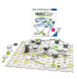 Ravensburger Gravitrax - Set De Iniciacion Blanco Gris ^ Circuitos Y Toboganes De Bolas