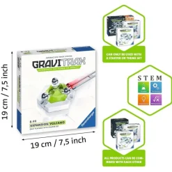 Ravensburger Gravitrax - Volcan Blanco Gris ^ Circuitos Y Toboganes De Bolas