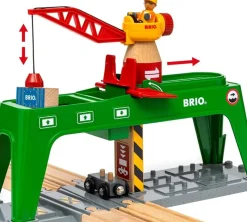 Brio Grua De Carga De Doble Via - ^ Estaciones De Ferrocarril, Puentes Y Edificios De La Brio
