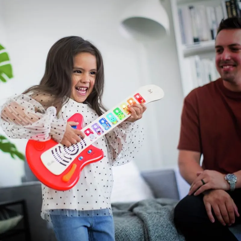 Hape Toys Guitarra Connectable Magic Touch - ^ Instrumentos Músicales
