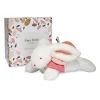 Doudou et Compagnie Happy Boho Lapin Pompon Terracota - ^ Doudous