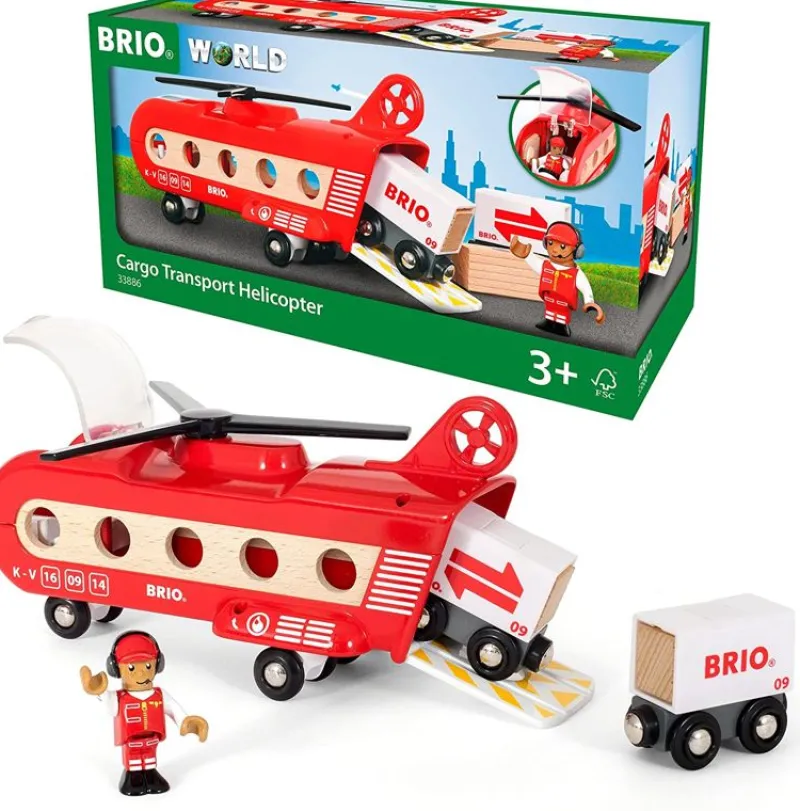Brio Helicoptero De Carga - ^ Locomotoras, Vagones Y Trenes Brio