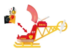 Brio Helicoptero De Los Bomberos - ^ Locomotoras, Vagones Y Trenes Brio