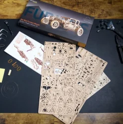 Ugears Hot Rod El Raton Furioso Modelo Mecanico - ^ Descubrimiento De La Ciencia