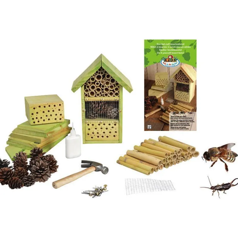 Esschert Design Hotel De Insectos Para Montar - ^ Cajas Nido Y Comederos Para Animales