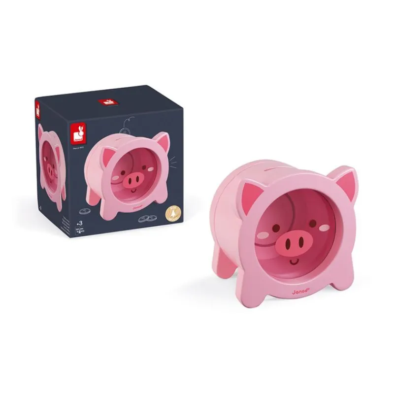 Janod Hucha Cerdito De Madera - ^ Tirelires