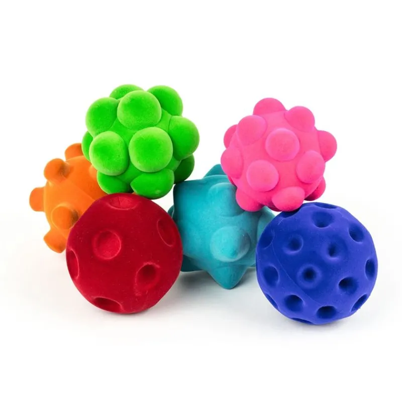 Rubbabu Juego De 6 Bolas Sensoriales - ^ Diabolos Y Malabares