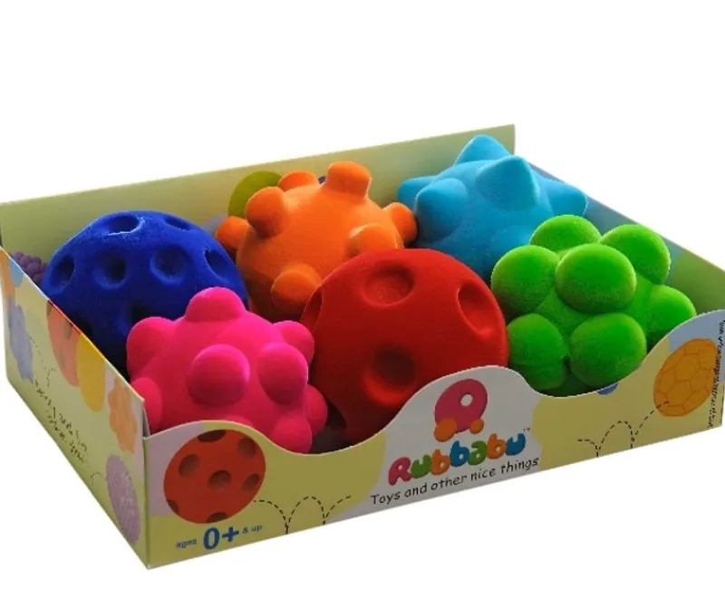 Rubbabu Juego De 6 Bolas Sensoriales - ^ Diabolos Y Malabares