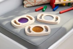 TickiT Juego De 3 Paneles De Purpurina - ^ Juegos Montessori