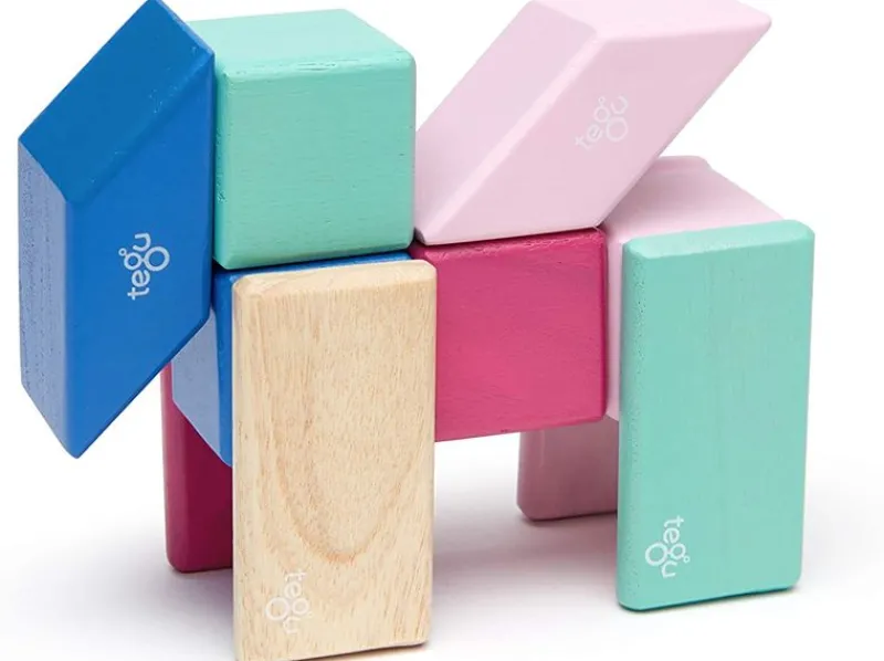 Tegu Juego De 24 Piezas Blossom - ^ Imanes, Libros Magnéticos Y Juegos Magnéticos
