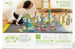 Tegu Juego De 24 Piezas De Blues - ^ Imanes, Libros Magnéticos Y Juegos Magnéticos