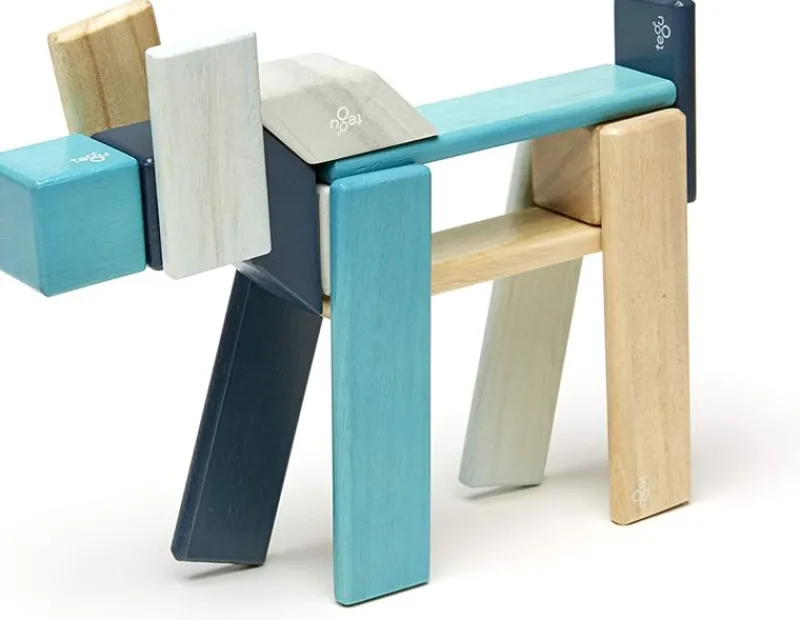 Tegu Juego De 24 Piezas De Blues - ^ Imanes, Libros Magnéticos Y Juegos Magnéticos