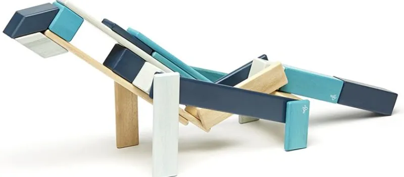 Tegu Juego De 24 Piezas De Blues - ^ Imanes, Libros Magnéticos Y Juegos Magnéticos