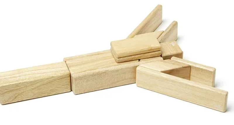 Tegu Juego De 14 Piezas Natural - ^ Imanes, Libros Magnéticos Y Juegos Magnéticos