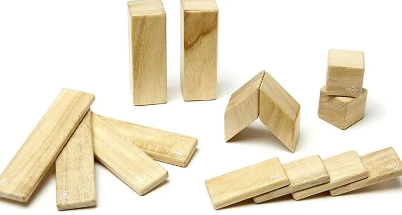 Tegu Juego De 14 Piezas Natural - ^ Imanes, Libros Magnéticos Y Juegos Magnéticos
