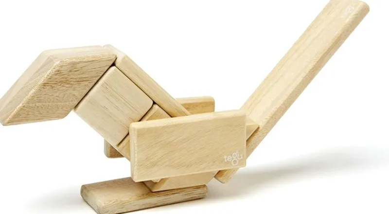 Tegu Juego De 14 Piezas Natural - ^ Imanes, Libros Magnéticos Y Juegos Magnéticos