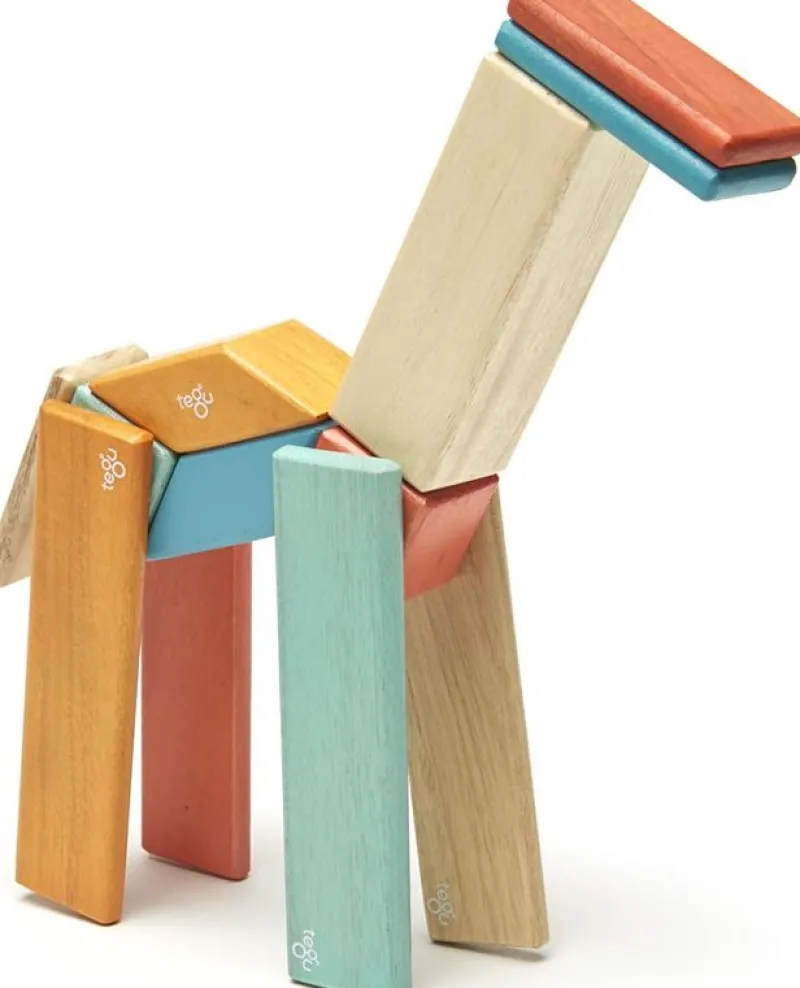 Tegu Juego De 14 Piezas Sunset - ^ Imanes, Libros Magnéticos Y Juegos Magnéticos