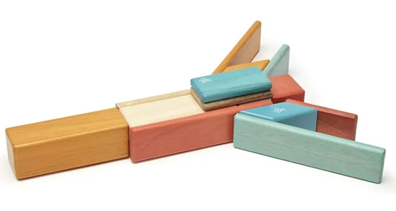 Tegu Juego De 14 Piezas Sunset - ^ Imanes, Libros Magnéticos Y Juegos Magnéticos