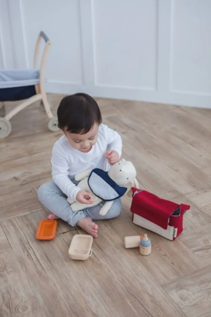 Plan Toys Juego De Alimentacion Para Muñecas - ^ Muñecas, Muñecos, Bañadores