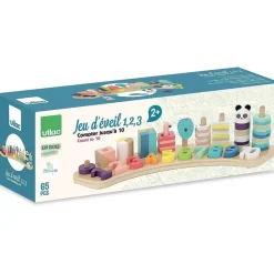 Vilac Juego De Aprendizaje Temprano 1,2,3 Bajo El Dosel - ^ Aprender Divirtiéndose