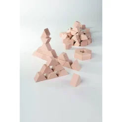 Foulon Juego De Construcción - 65 Ladrillos Magik - ^ Tablas De Madera