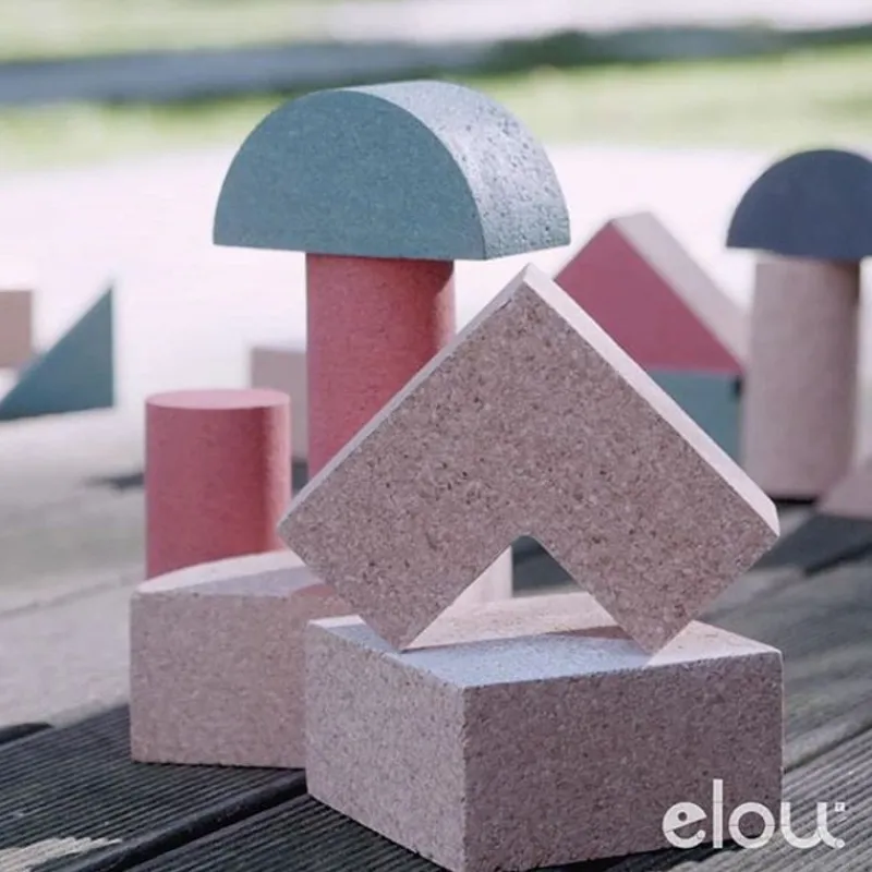 Elou Juego De Construcción De 18 Piezas - ^ Bloques De Construcción