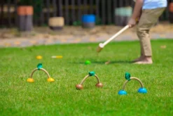 Plan Toys Juego De Croquet - ^ Bolos, Petanca Y Croquet
