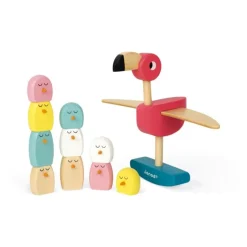 Janod Juego De Equilibrio Flamenco De Madera Rosa - ^ Juegos De Habilidad
