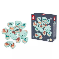 Janod Juego De Memoria Dino - ^ Dominos, Loto Et Memory