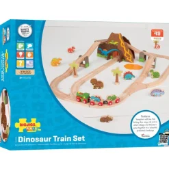 Bigjigs Toys Juego De Tren Dinosaurio - ^ Rutas Del Tren Brio