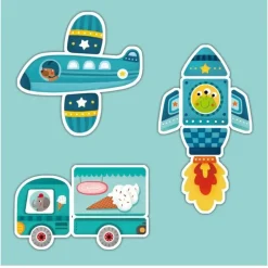 Mideer Juego Magnetico Transportes - ^ Imanes, Libros Magnéticos Y Juegos Magnéticos