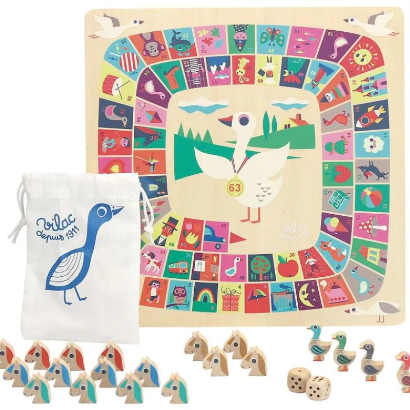 Vilac Juego Oca-Parchis Ingela P.Arrhenius - ^ Ajedrez, Damas, Caballitos...