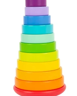 Small foot company Juego Torre Apilable Y Encajable Arcoiris - ^ Bloques Y Juguetes Apilables
