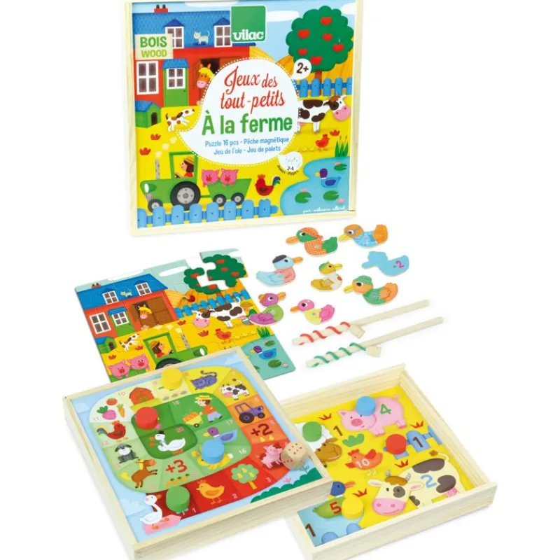 Vilac Juegos Para Niños Pequeños En La Granja - ^ Juegos De Mesa