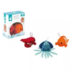 Janod Kit De 3 Esponjas Marinas - ^ Juguetes Para El Baño