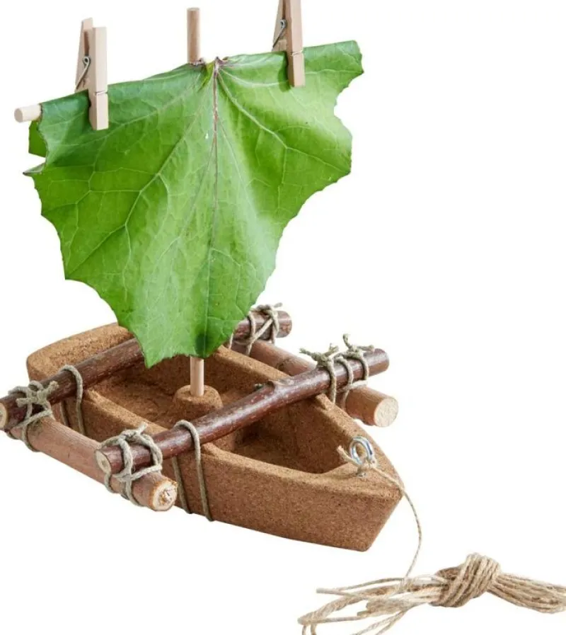 Haba Kit De Montaje - Barco De Corcho - ^ Barcos, Juguetes Para El Agua Y La Playa